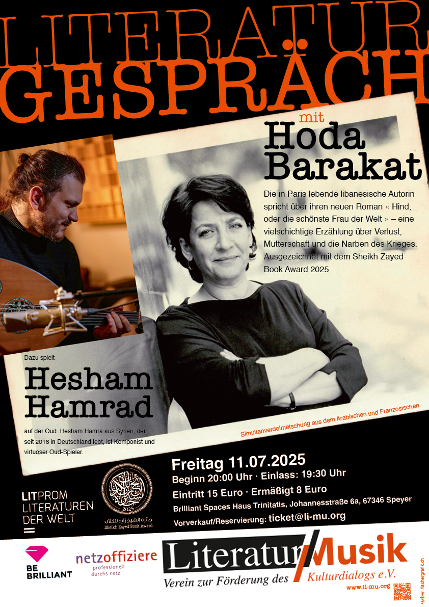 Literaturgespräch mit Hoda Barakat.